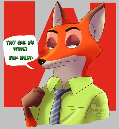 Zootopia Nick Wilde By Limbonix On Deviantart