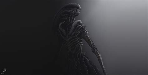 Hd Wallpaper Dark Artwork Xenomorph Aliens Wallpaper Flare