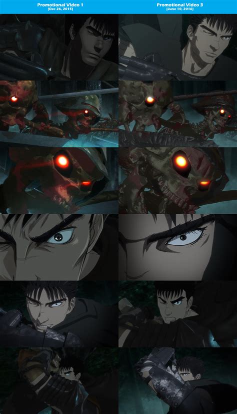2016 Berserk Anime Promotional Video 1 And Promotional Video 3