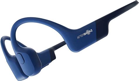 Aftershokz Aeropex Bone Conduction Headphones Open Ear Wireless Blue