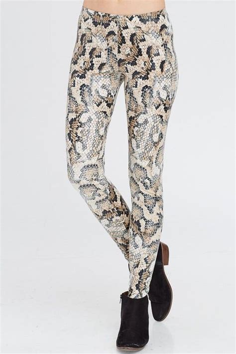 Animal Prints Are In These Trending Snake Print Pants Are So Comfy And