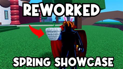 Reworked Spring Fruit Showcase In Blox Fruits Roblox Update 17