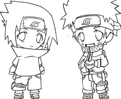 Naruto And Sasuke Chibi By Lilweird On Deviantart