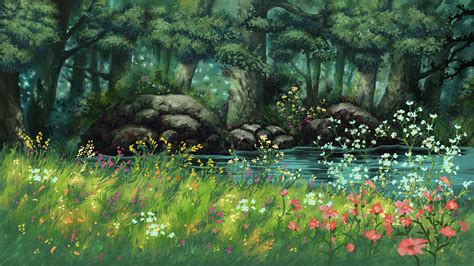 Study 100001 Studio Ghibli Background Scenery Wallpaper Anime Scenery