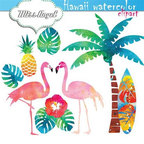 Download High Quality Flamingo Clip Art Hawaiian Transparent Png Images
