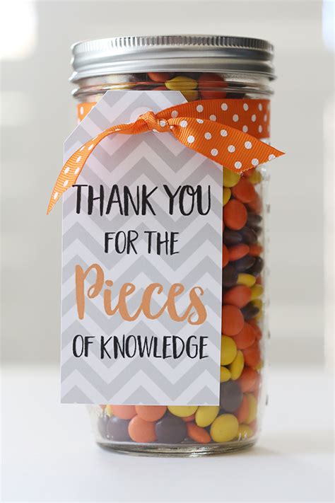Reeses Pieces Teacher Appreciation T Jar
