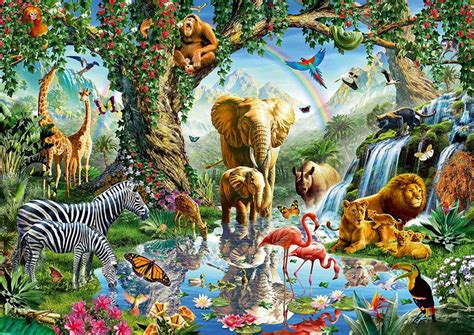 Ravensburger Jigsaw Puzzle Adventures In The Jungle 1000 Piece