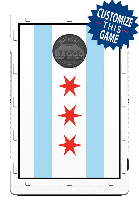 Chicago Flag Screens Only By Baggo Baggo Inc