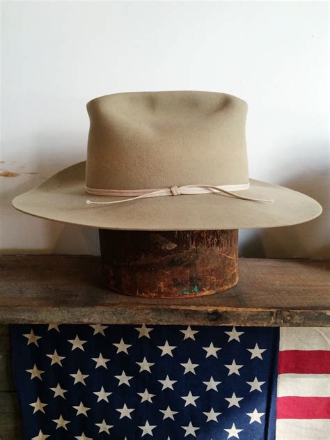 Vintage 50s Stetson Cowboy Hat By Raggedythreads On Etsy