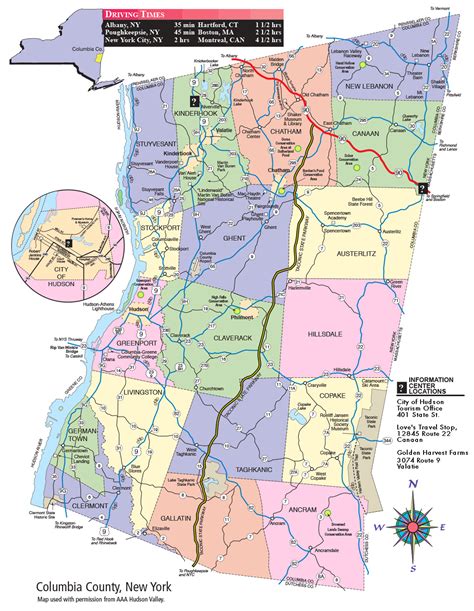Map Of Columbia County Ny Zoning Map