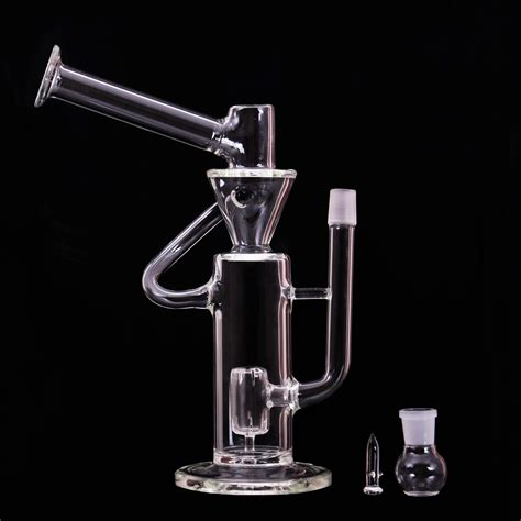2020 High Quality Glass Bongs Glass Water Pipe Multi Recycler Oil Rigs Bongs With 18 8mm Joint