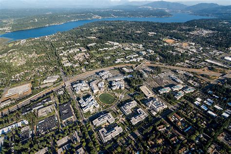 Microsoft Campus Aerial View Seattle Photographer Stuart Isett