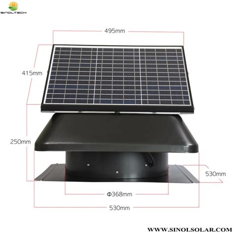 Pv Adjustable 30w Solar Power Attic Roof Fan Vent Sn2014006 China