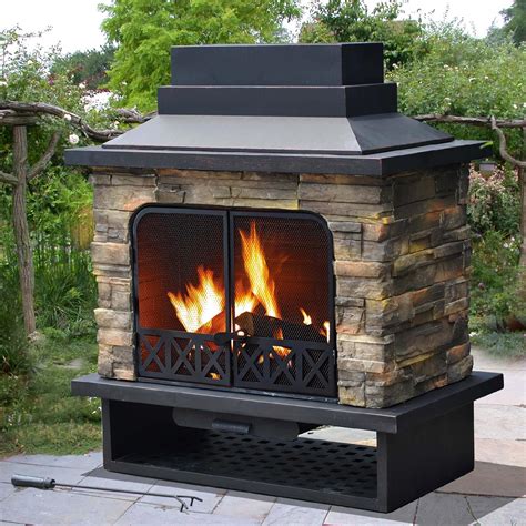 Bring The Glow And Warmth Of A Natural Log Fire To Your Outdoor Living