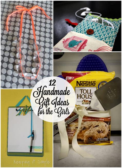 You can make a few that have the initial of their last name for. 12 Handmade Gifts for Girlfriends | Block Party #10