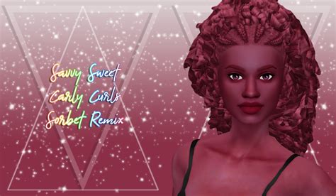 Lunna Carly Curls Hairs By Redheadsims Recolored By Sweetberryturtle