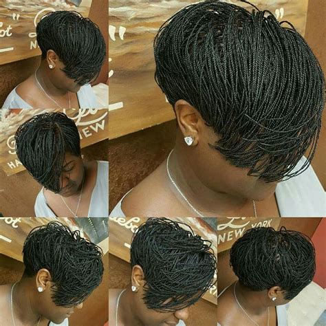 Braided hairstyles are by far the oldest way to style your hair. Short Braid Style … | Natural hair styles, Box braids ...