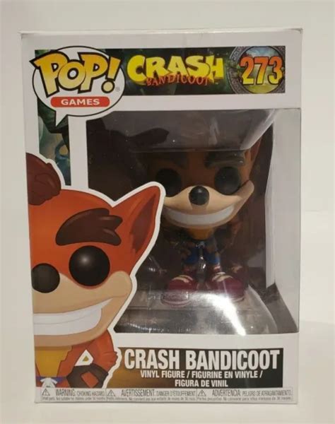 Funko Pop Games Crash Crash Bandicoot 273 Figure New With Protector