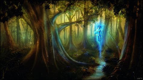 Dark Hollar Witchcraft Magical Forest Magical Pictures Digital Artists