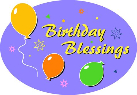 Birthday Blessings Clip Art Free Stock Photo Public Domain Pictures