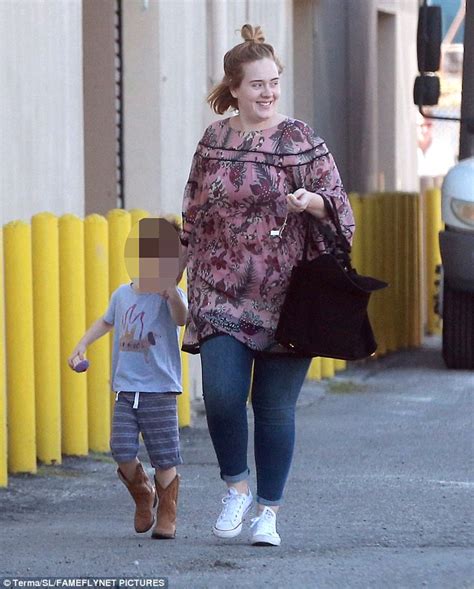 Adele Steps Out With Son Angelo In La Amid Ongoing Speculation She