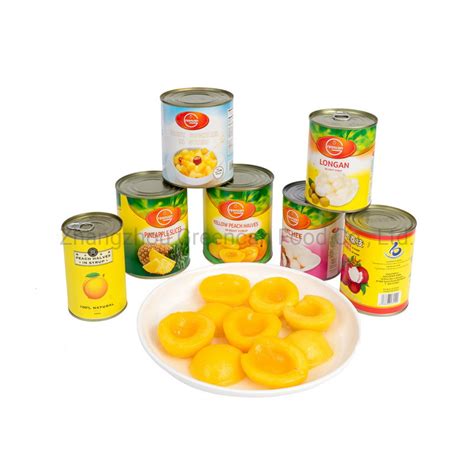 Canned Food Canned Yellow Peach Half In Light Syrup 820g China Canned