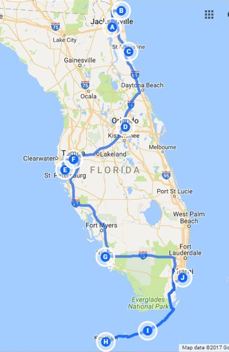 Road Map Naples Fl