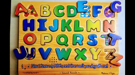 Melissa And Doug Alphabet Sound Puzzle Alphabet Video For Toddlers