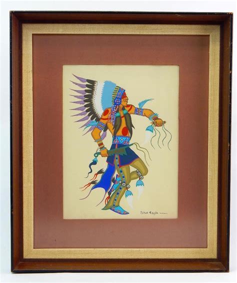 Sold Price The War Dance By Acee Blue Eagle Creek Pawnee Artist