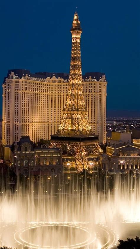 1080x1920 Las Vegas World City Lights Buildings For Iphone 6 7 8
