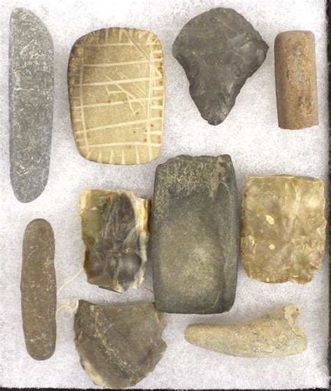 Prehistoric Native American Stone Artifacts