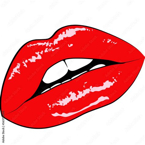 Hot Kissing Lips Red Lips Svg Kiss Svg American Lips Svg Vector