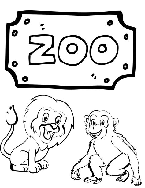 Zoo Animal Coloring Pages For Toddlers You Can Print