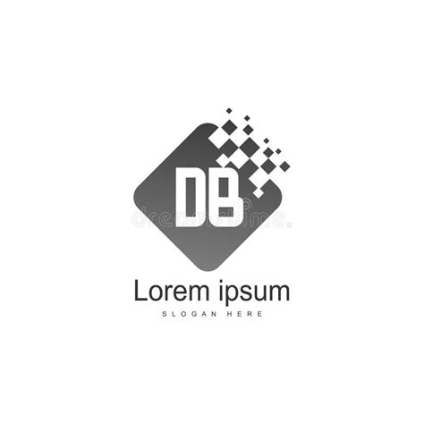 Db Letter Logo Design Creative Modern Db Letters Icon Illustration