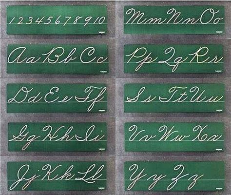 Cursive Writing Palmer Method Cursive Letters Vintage School Remember