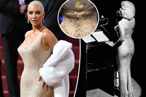 Kim Kardashian Allegedly Damaged Marilyn Monroe Dress At Met Gala