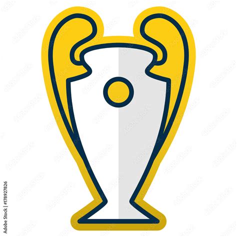 Champions League Trophy Icon Stock Vector Adobe Stock