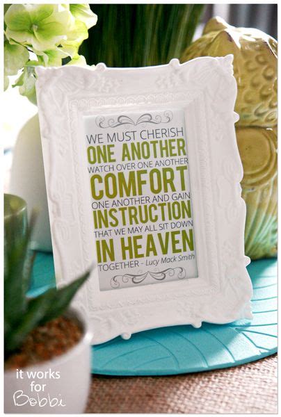 It Works For Bobbi We Must Cherish One Another Free Printable