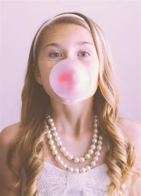 Bubblegum Bubble Gum Blowing Bubble Gum Bubbles Photography
