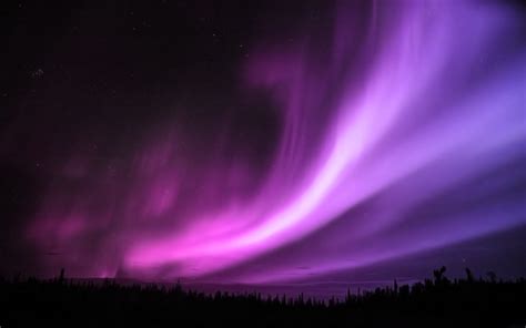 Purple Aurora Borealis Wallpapers And Images Wallpapers Pictures Photos