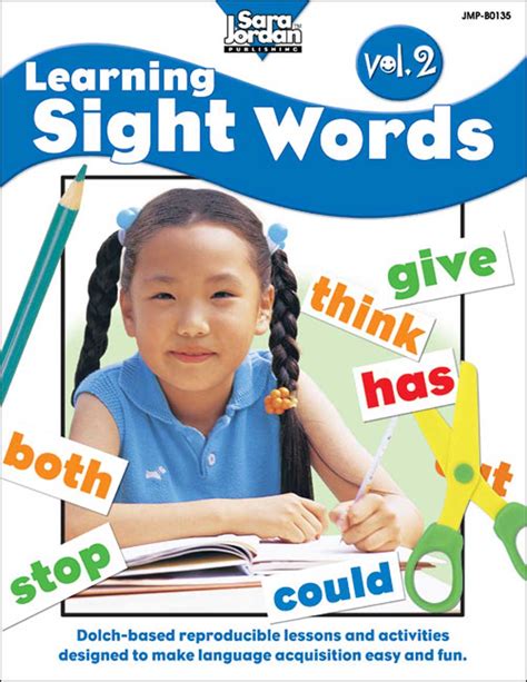 Learning Sight Words Vol 2 Grades K To 3 Ebook Lesson Plan