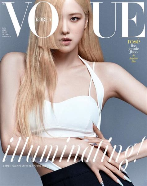 RosÉ V Korea Em 2021 Vogue Korea Kpop Feminino Blackpink