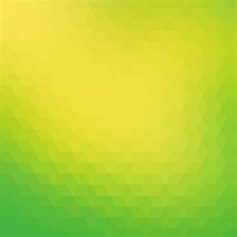 Polygonal Background In Green And Yellow Tones Free Vector