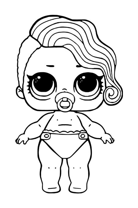 Lol Miss Baby Coloring Page Coloring Pages