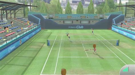 Wii Sports Club Online Tennis Match Wii U YouTube