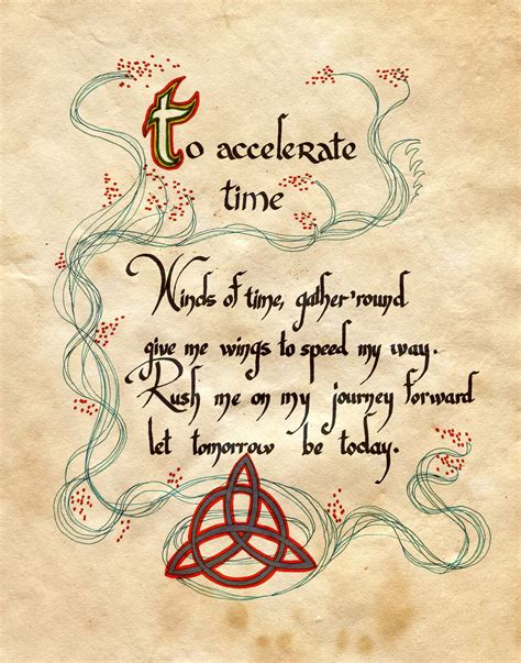 To Accelerate Time Charmed Book Of Shadows Charmed Book Of