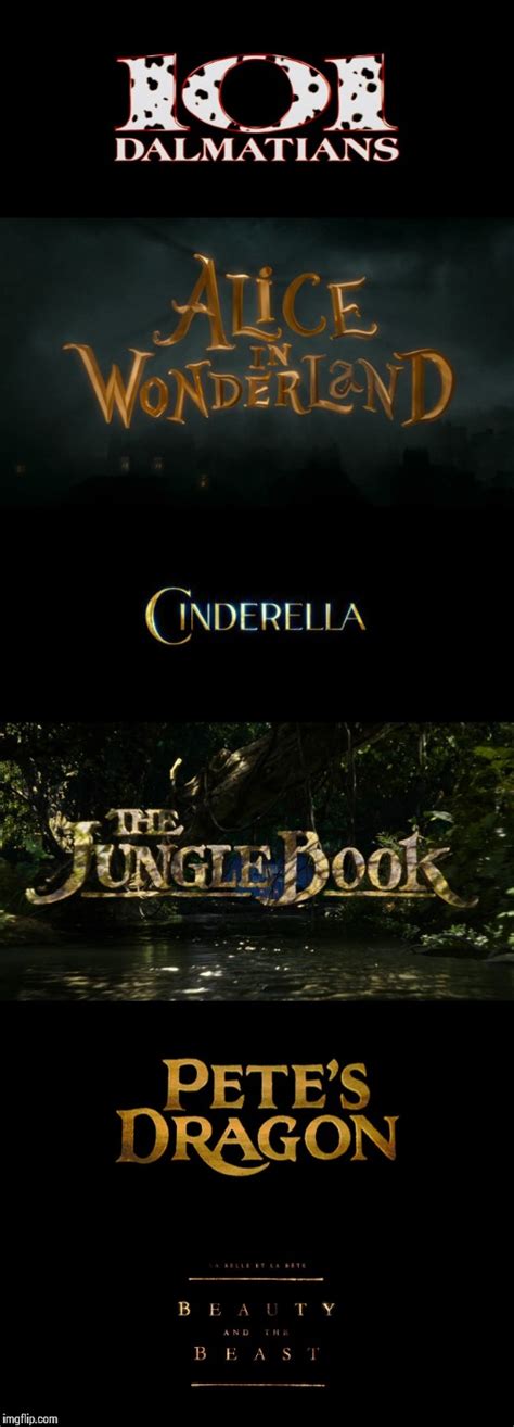 We've seen critical hits (cinderella), box office bonanzas (the jungle book), and. Disney's Live-Action Remakes by QuantumInnovator on DeviantArt