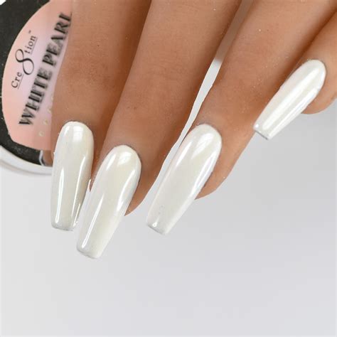 Cre8tion Nail Art White Pearl 1g Skylark Nail Supply
