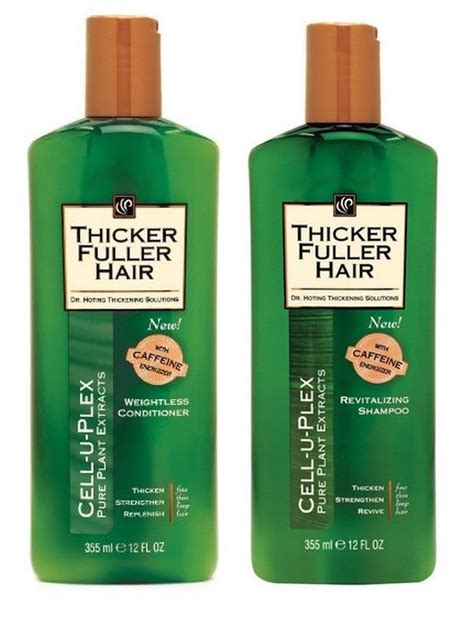 Schwarzkopf Thicker Fuller Hair Shampoo And Conditioner 12 Oz Each