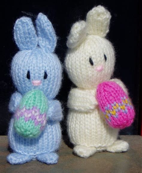20 free knitting patterns for easter bunny to download now
